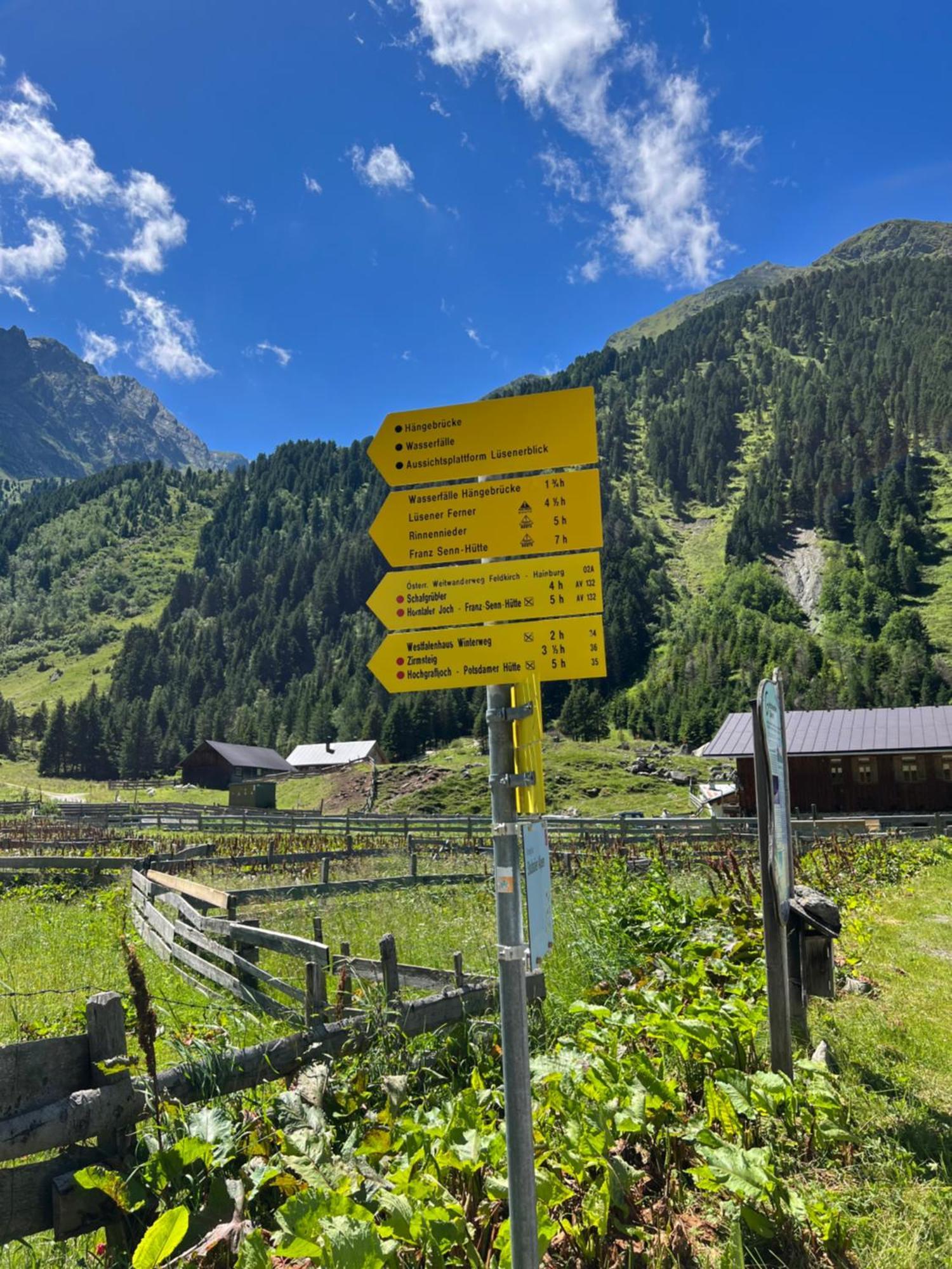 Sankt Sigmund im Sellrain Alpengasthof Luesens - Bergsteigerhaus מראה חיצוני תמונה